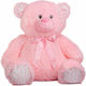 Teddybär mit Glitzer 80cm (Rosa)