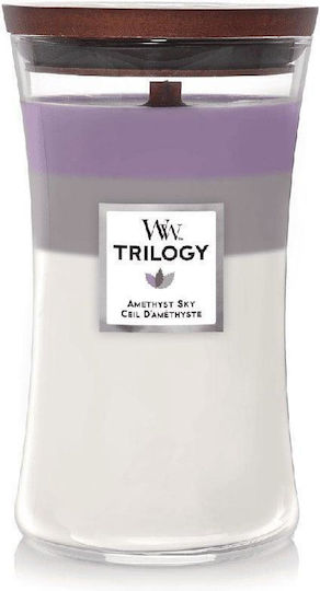 WoodWick Lumânare Aromatică Trilogy Borcan Cu Miros Cerul Ametist 609.5gr