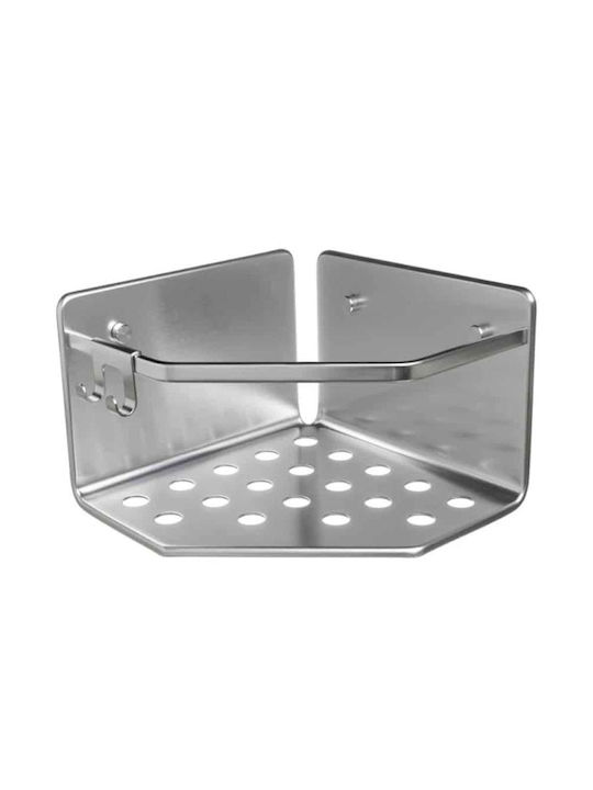 Tatay Moon Wandmontiert Schwamm-Halter Metallisch Silber