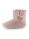 Love4shoes 589653 Closed-Back Women's Slippers with Fur In Pink Colour