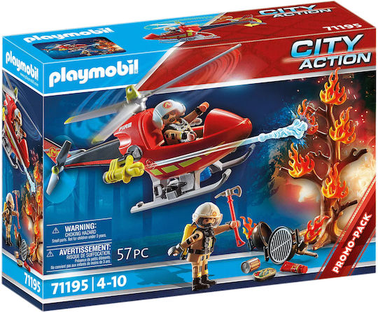 Lot Playmobil Rallye - Accident, Hélico, Jeep 4x4, Motos, Quad (réf 4222,6889)