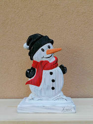 Noel Christmas Figure SNowman White Height 22cm