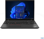 Lenovo ThinkPad T16 Gen 1 (Intel) 16" IPS (i7-1255U/16GB/1TB SSD/W11 Pro) Thunder Black (GR Keyboard)