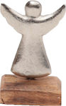 InTheBox Weihnachtliche Holz Figur Cherub Silbe...