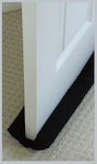Veltihome Foam Double Draft Stopper Door in Black Color 90m