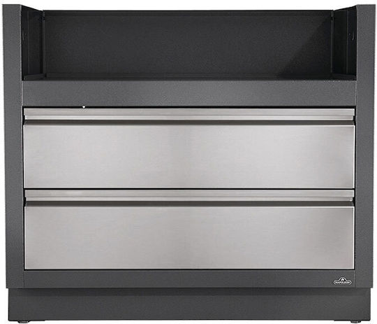 Napoleon Oasis Grill Table Built-in Base with Drawers for Built-in Grill Prestige Pro 665