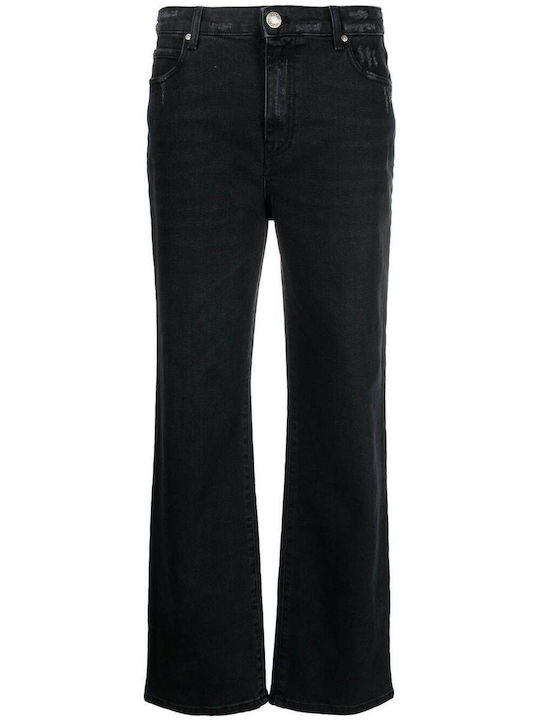 PINKO STRAIGHT-LEG JEANS BLACK