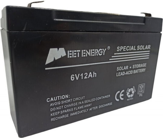 Μπαταρία UPS με Χωρητικότητα 12Ah και Τάση 6V MT6V-12AH 1τμχ