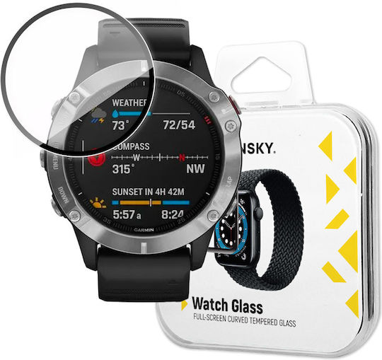 Wozinsky Vollflächig gehärtetes Glas für das Garmin Fenix 6 1Stück
