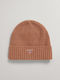 Ribbed Beanie Cap Sandybrown