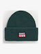 Ribbed Beanie Cap Green
