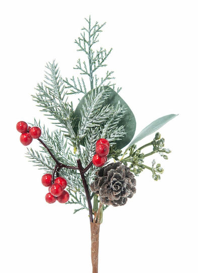 JK Home Decoration Crăciun Decorativ Sucursala Lungime 20cm. 24buc