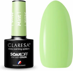 Claresa Gel Nagellack Farbe Minze 1 5ml