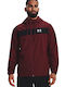 Under Armour Sportstyle Sportliche Herrenjacke Winddicht Burgundisch