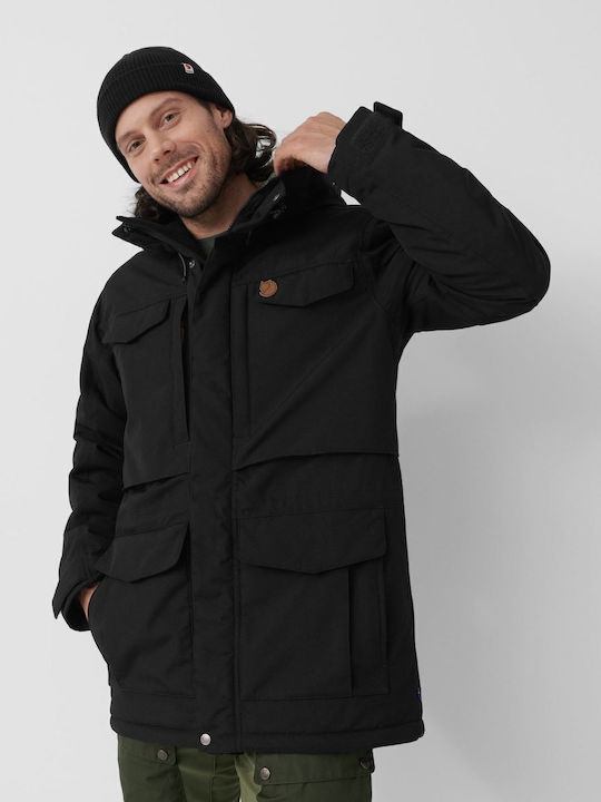 Fjallraven Nuuk Зимно Мъжко Яке Парка Черно