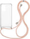 Sonique Armor Back Cover Silicon cu Curea Pink ...