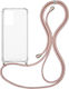 Sonique Armor Back Cover Silicon cu Curea Pink ...