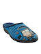 Anatomische Damen Hausschuhe Blau