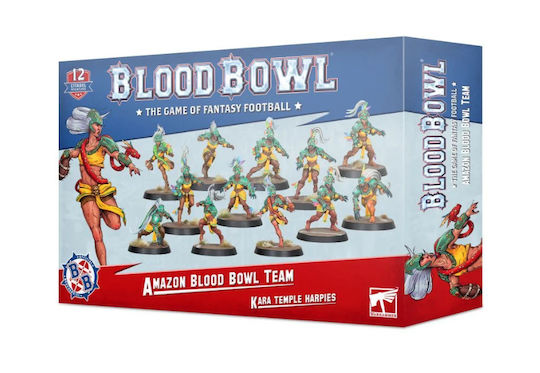 Games Workshop Blood Bowl Echipa Amazon Kara Figurina Harpii Templului