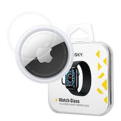 Wozinsky Hybrid Glass Protection for AirTag Black