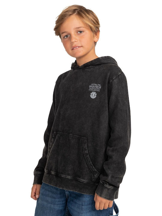 Element Kids Sweatshirt with Hood and Pocket Black Yoda