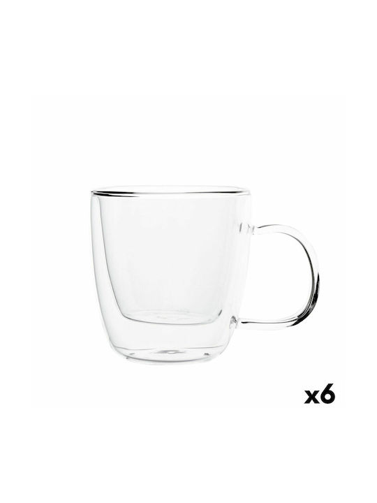 Quid Serenia Glass Cup Transparent 200ml 6pcs