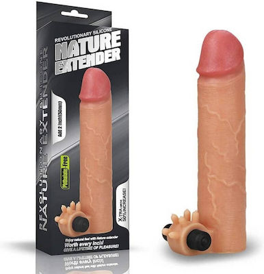 Lovetoy Revolutionary Silicone Nature Extender Flesh 19cm