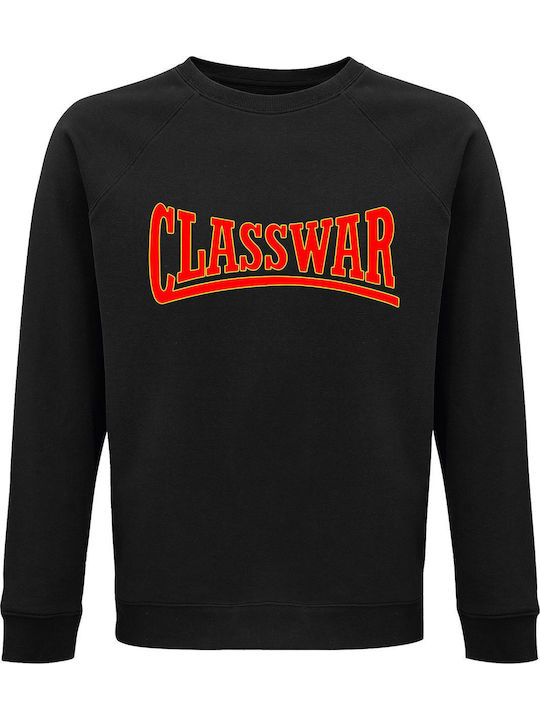 Sweatshirt Unisex Organic " CLASSWAR ", Black