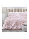 Rythmos Quilt Set Queen 220x240cm Moonlight Pink 3pcs