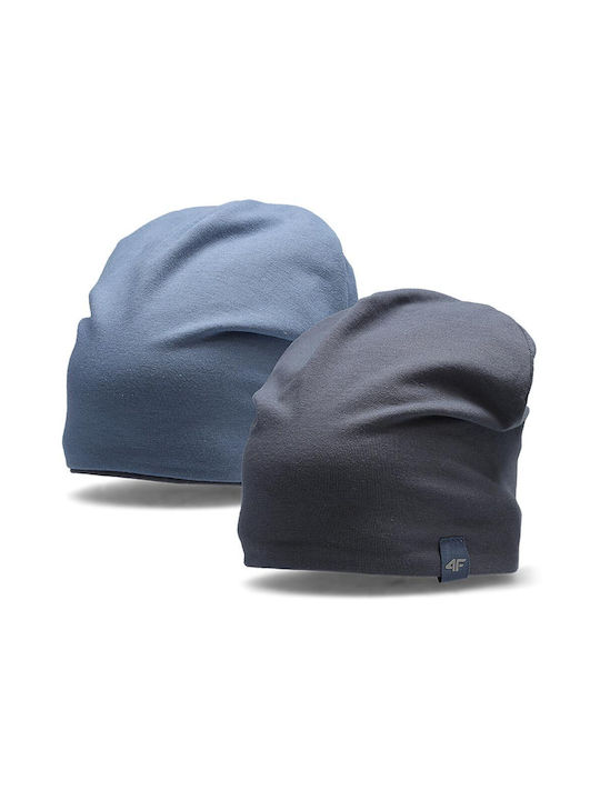 4F Kids Beanie Double Sided Gray