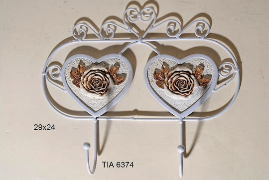 Royal Art Collection Αντικέ Μεταλλική 2 Θέσεων 29x24cm