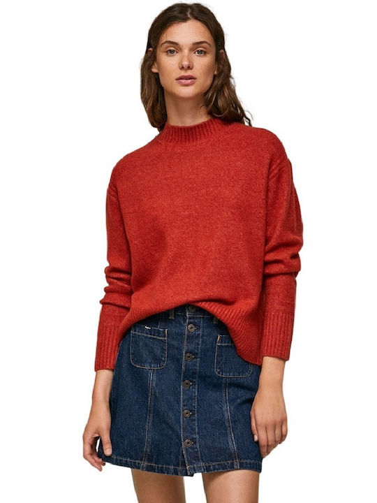 Pepe Jeans Blakely Women's Long Sleeve Sweater Brick