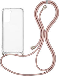 Sonique Armor Back Cover Silicon cu Curea Pink ...