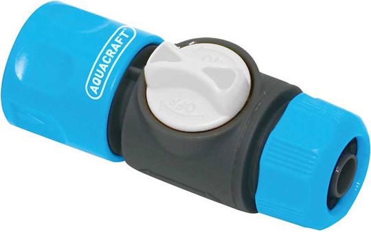Aquacraft 600205.0026 Σύνδεσμος Ταχυσυνδέσμων με Διακόπτη 13mm Γαλάζιο