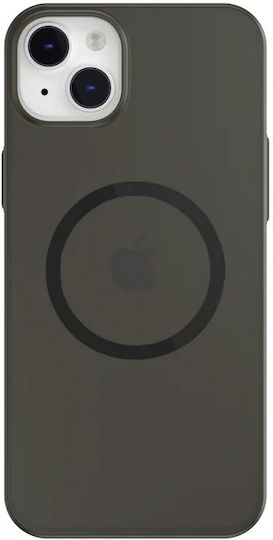 SwitchEasy Gravity MagSafe Back Cover Σιλικόνης Transparent Black (iPhone 14 Plus)