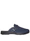 Inblu Men's Leather Slippers Blue