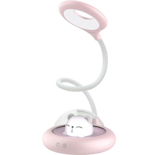Lucas Kinder Schreibtischlampe Berührung Kätzchen Rosa