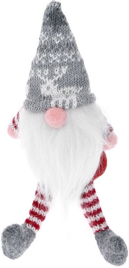 Iliadis Weihnachtliche Stoff Figur Zwerge Gray Höhe 22cm