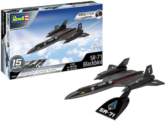 Revell Φιγούρα Μοντελισμού Αεροπλάνο Lockheed SR-71 Blackbird 15 Κομματιών σε Κλίμακα 1:110