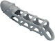Pretty Love Stretchy Soft Silicone Penis Extension Sleeve Gray 17cm