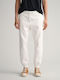 Cargo Sweatpants with Elastic White