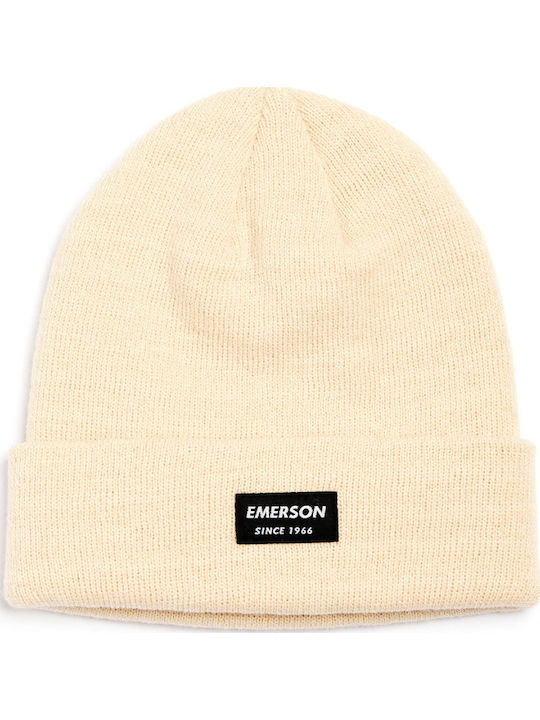 222.EU03.19 Beanie Unisex Beanie Ecru
