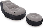 Inflatable Lounge Chair Gray 130cm 4J652141
