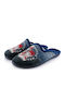 Men's Printed Slippers Blue