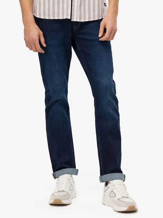 Men's Jeans Pants with Regular Straight Fit Blue