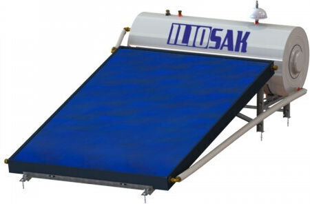 ILIOsak Pro Low Слънчев бойлер 300 литра Стъкло Двойно действие с 4.8кв.м. Колектор Ниска височина