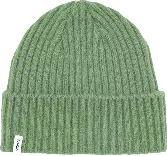 Warm Eyes Beanie Frauen Beanie mit Rippstrick in Grün Farbe