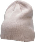 4F Beanie Unisex Σκούφος Πλεκτός σε Ροζ χρώμα