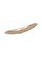 InTheBox Huipil Platou Decorativ Oval Aluminiu Auriu 1buc 43x9x5buc