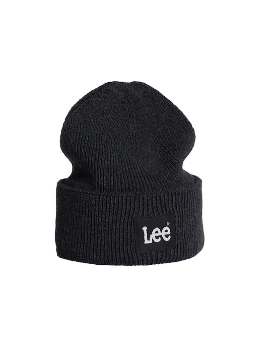 Lee Beanie Ανδρικός Σκούφος σε Μαύρο χρώμα